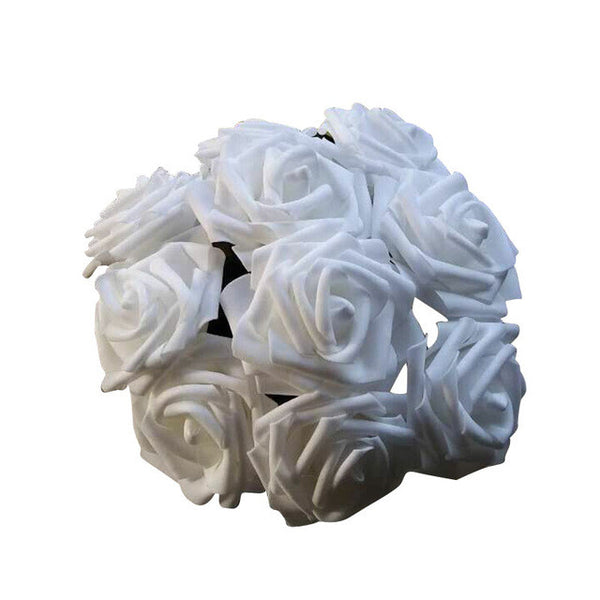 11 Colors 10 Heads 8CM Artificial Rose Flowers  Wedding Bride Bouquet PE Foam  DIY Home Decor Rose Flowers VB364 P12  0.5