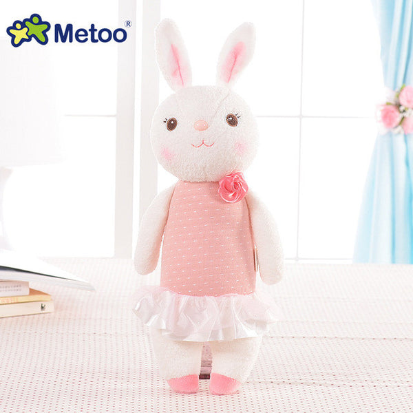 Plush Sweet Cute Lovely Stuffed Baby Kids Toys for Girls Birthday Christmas Gift 11 Inch Tiramitu Rabbits Mini Metoo Doll