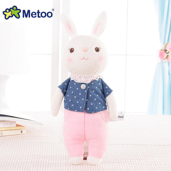 Plush Sweet Cute Lovely Stuffed Baby Kids Toys for Girls Birthday Christmas Gift 11 Inch Tiramitu Rabbits Mini Metoo Doll