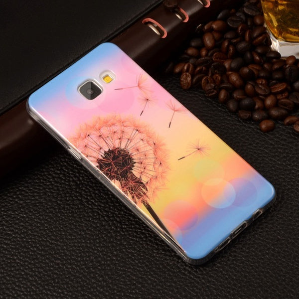 A510 Cartoon Gel Silicone Soft TPU Cover For Samsung Galaxy A5 (2016) A510 A510F 5.2" Plastic Back Skin Phone Protective Cases