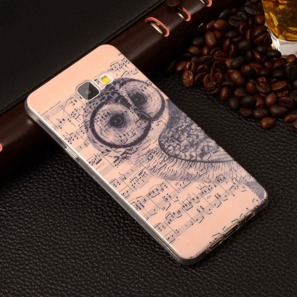 A510 Cartoon Gel Silicone Soft TPU Cover For Samsung Galaxy A5 (2016) A510 A510F 5.2" Plastic Back Skin Phone Protective Cases