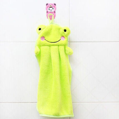 Hot Hot Baby Hand Towel Soft Children's Cartoon Animal Hanging Wipe Bath Face Towel