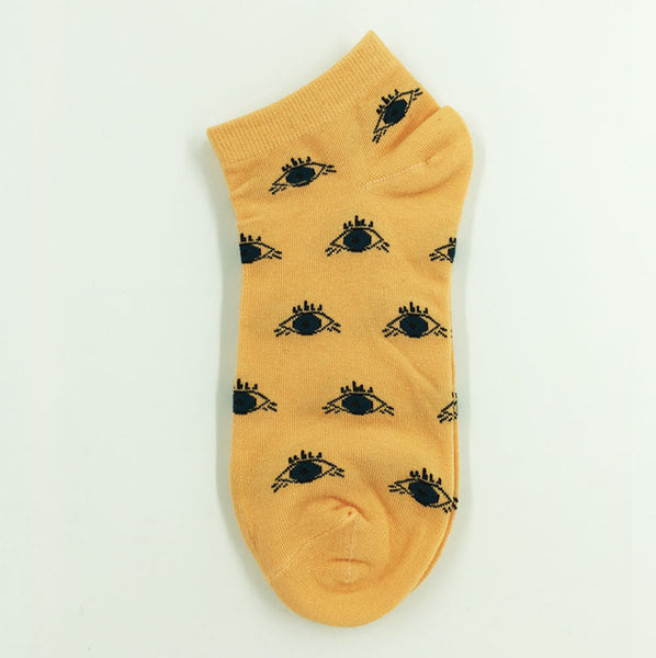 2016 New style women's sock cute fruit banana Casual spring summer Cozy cotton women short socks hosiery for gril WZ037