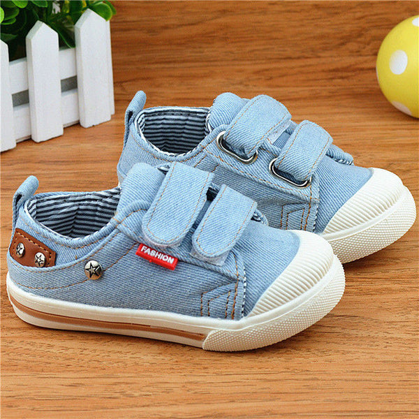 Comfy kids fashion child sneakers shoes soft bottom baby toddler shoes boys girls sneakers shoe size 21-25 child canvas boy girl