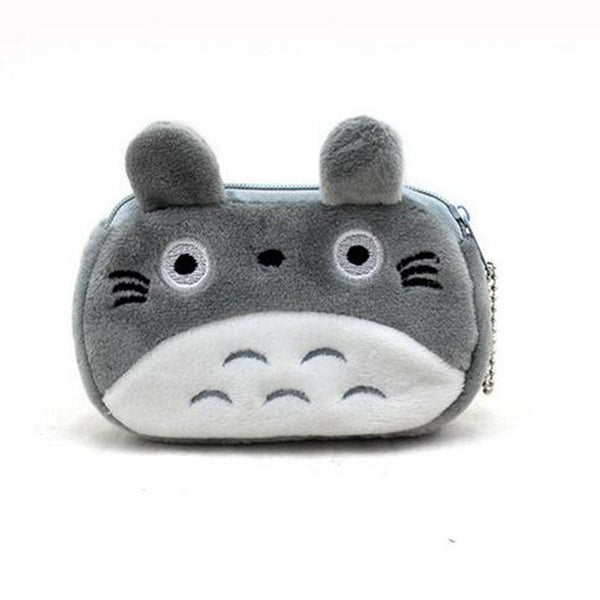 Women Plush Coin Purse Cute Totoro Hello Kitty Wallets Storage Bags Monederos Card Bags Bolsas Carteira Feminina Coin Bag