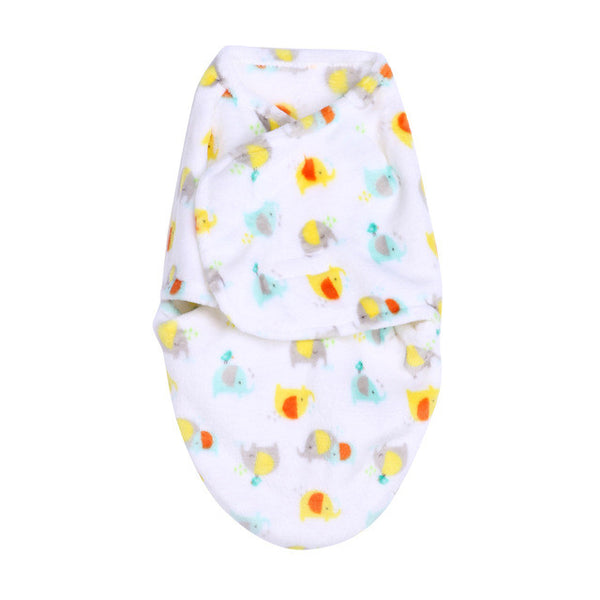 Winter Newtborn Baby Swaddle Wrap Baby Swaddling Blankets Newborn Infant Towel Soft Short Plush Envelope Swaddling Sleeping Bag