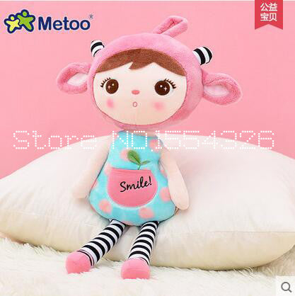 50cm New Metoo Cartoon Stuffed Animals Angela Plush Toys Sleeping Dolls for Children Toy Birthday Gifts Kids Free shipping