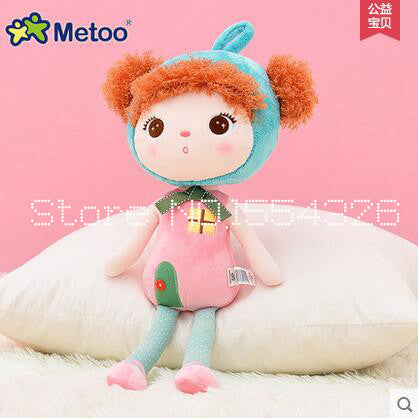 50cm New Metoo Cartoon Stuffed Animals Angela Plush Toys Sleeping Dolls for Children Toy Birthday Gifts Kids Free shipping