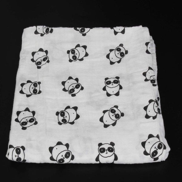 Newborn Muslin Swaddle Quality  Baby Multi-use Cotton Blanket Infant XO/Cross Wrap