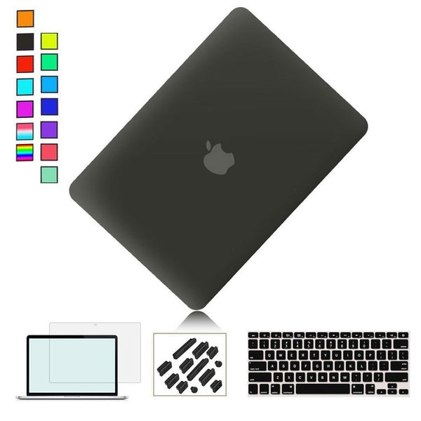 Clear Matte Hard Case For Apple Macbook Air Pro Retina 11 12 13 15 Laptop Bag For Mac Book Air 11.6 13.3 Pro 13 15.4 inch Case