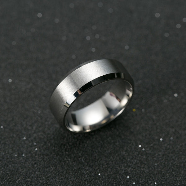 Ring Men Titanium Wedding