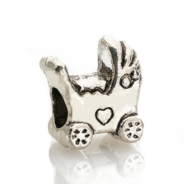 NEW 1pc Free Shipping Silver Bead Charm European Love Heart Clover Owl Boy Paw Family Fashion Bead Fit Pandora Bracelet Necklace