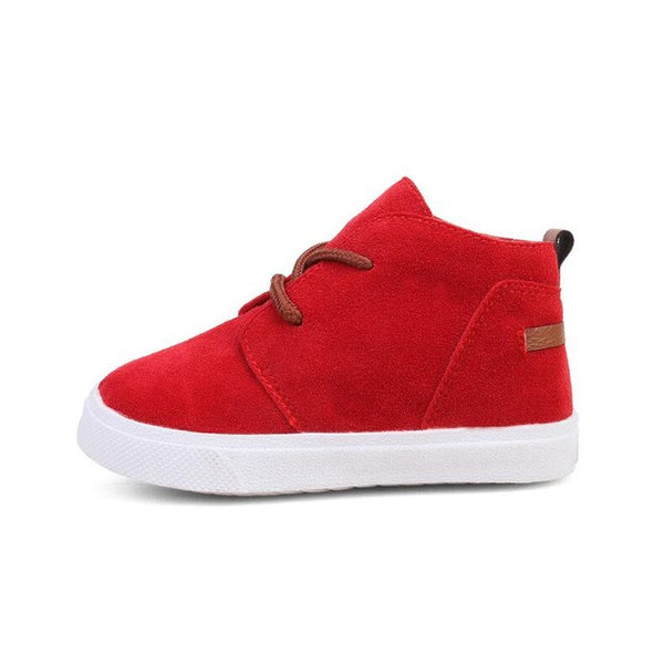 Children's Shoes New Suede Boys And Girls Recreational Shoe Fashion Popular Leisure Short Boots  Kids Shoes