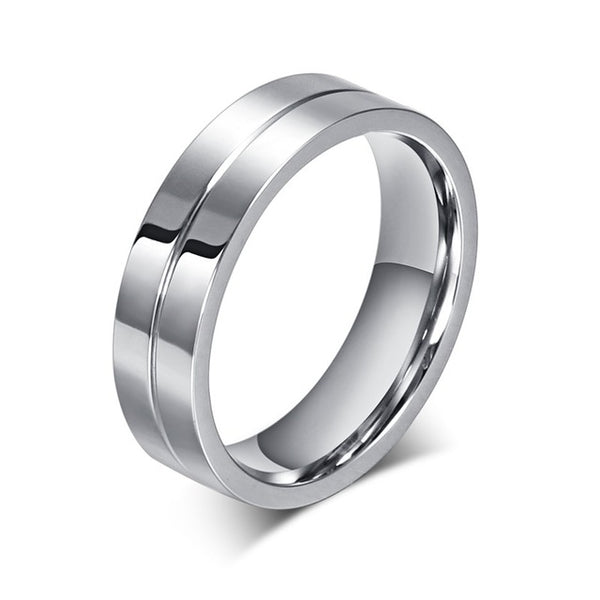 Vnox CZ Wedding Engagement Rings for Couples 316l Stainless Steel High Quality