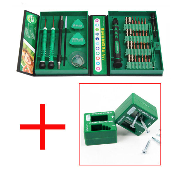 LAOA Sale Screwdriver Set 38 in1 Repair Tools Kit Precision S2 Alloy Steel ferramentas tool for Cell Phone iPhone 4s,5s,6s,PSP