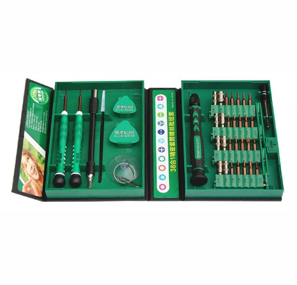 LAOA Sale Screwdriver Set 38 in1 Repair Tools Kit Precision S2 Alloy Steel ferramentas tool for Cell Phone iPhone 4s,5s,6s,PSP