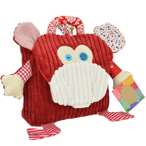 Plush Owl Backpack Toddler Toys Backpack Baby Food Bags Storage Bags Toys cartoon Infant toddler doll Toys gift
