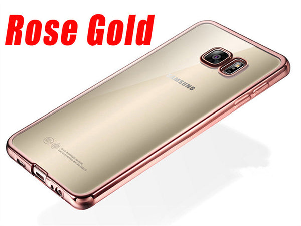 For Samsung Galaxy S7 S6 Edge S5 S4 S3 A3 A5 A7 J3 J5 J7 Luxury Electroplating Soft TPU Crystal Silicon Phone Cover Back Case