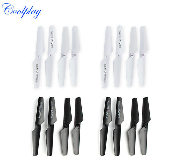 Syma X5C,X5C-1,X5sc 4set=16pcs propeller & Black/red/blue/white main blades Spare Parts for Quadcopter Helicopter Drone