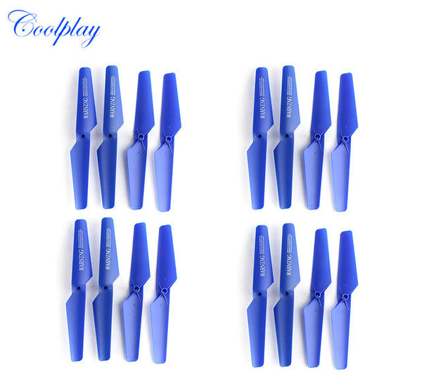Syma X5C,X5C-1,X5sc 4set=16pcs propeller & Black/red/blue/white main blades Spare Parts for Quadcopter Helicopter Drone