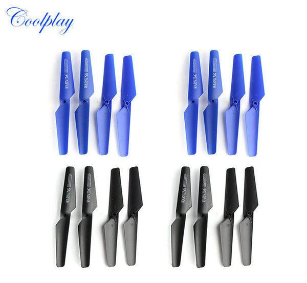 Syma X5C,X5C-1,X5sc 4set=16pcs propeller & Black/red/blue/white main blades Spare Parts for Quadcopter Helicopter Drone