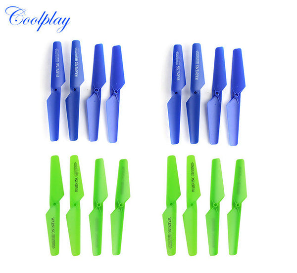 Syma X5C,X5C-1,X5sc 4set=16pcs propeller & Black/red/blue/white main blades Spare Parts for Quadcopter Helicopter Drone