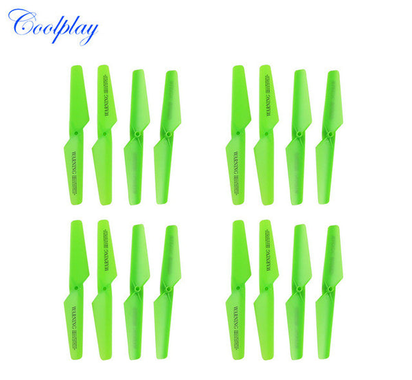 Syma X5C,X5C-1,X5sc 4set=16pcs propeller & Black/red/blue/white main blades Spare Parts for Quadcopter Helicopter Drone