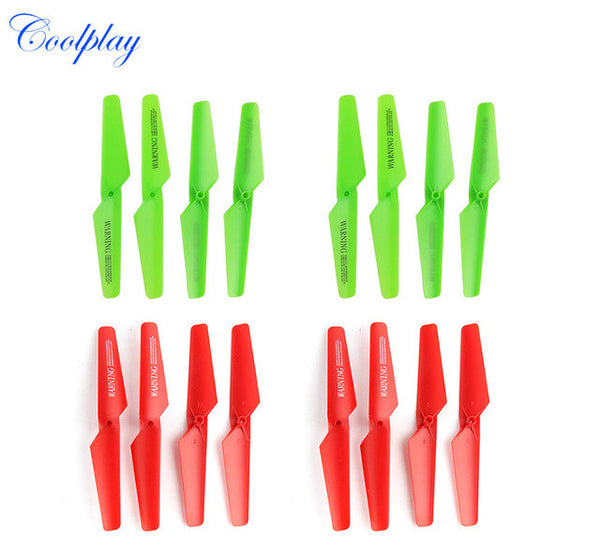 Syma X5C,X5C-1,X5sc 4set=16pcs propeller & Black/red/blue/white main blades Spare Parts for Quadcopter Helicopter Drone