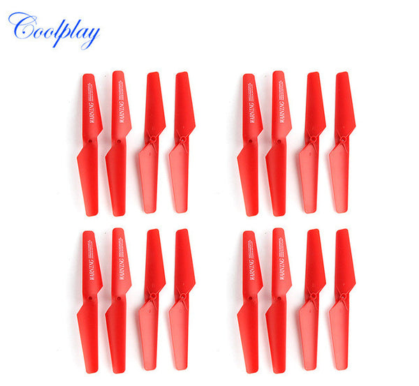 Syma X5C,X5C-1,X5sc 4set=16pcs propeller & Black/red/blue/white main blades Spare Parts for Quadcopter Helicopter Drone