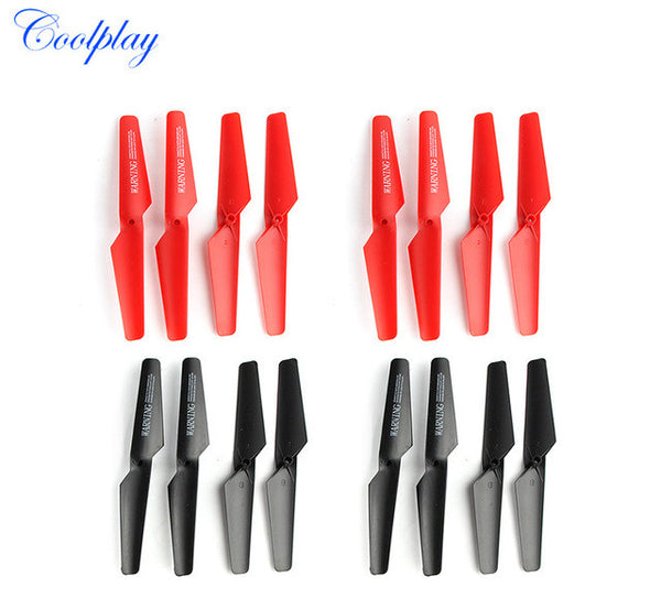 Syma X5C,X5C-1,X5sc 4set=16pcs propeller & Black/red/blue/white main blades Spare Parts for Quadcopter Helicopter Drone