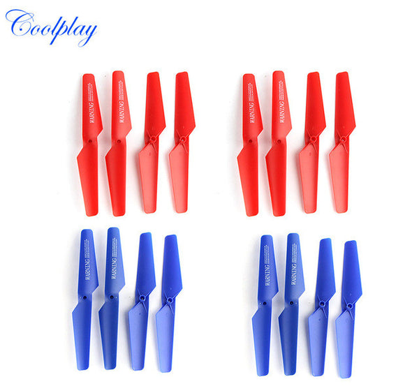 Syma X5C,X5C-1,X5sc 4set=16pcs propeller & Black/red/blue/white main blades Spare Parts for Quadcopter Helicopter Drone