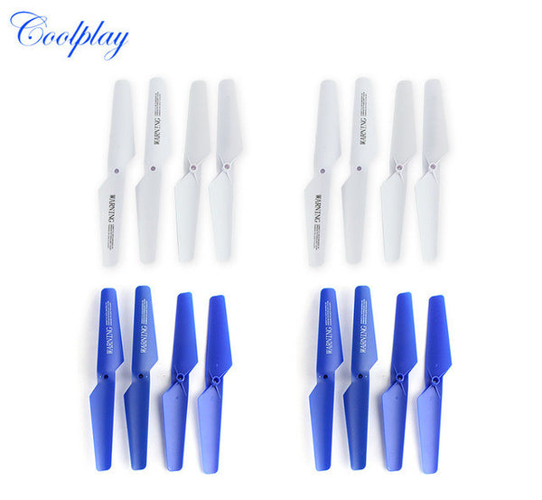 Syma X5C,X5C-1,X5sc 4set=16pcs propeller & Black/red/blue/white main blades Spare Parts for Quadcopter Helicopter Drone