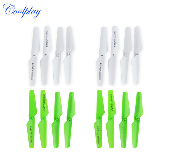 Syma X5C,X5C-1,X5sc 4set=16pcs propeller & Black/red/blue/white main blades Spare Parts for Quadcopter Helicopter Drone