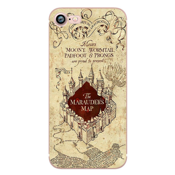 Harry Potter Case for iphone 6 6S 5s SE 7 7plus 6plus 6Splus Soft Silicone TPU Phone Back Cover Capinha Coque