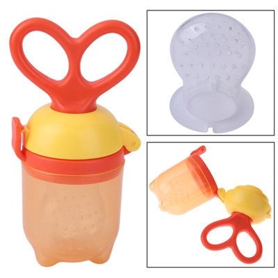 Hot Selling Cute Silicone Baby Pacifier Feeding Fruit Food Safe Nipple Infant Soother Teether Bite Nipple