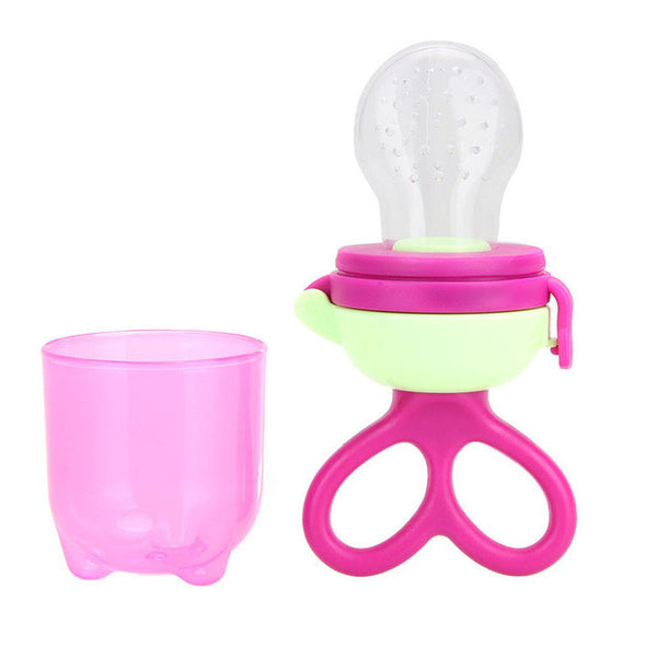 Hot Selling Cute Silicone Baby Pacifier Feeding Fruit Food Safe Nipple Infant Soother Teether Bite Nipple