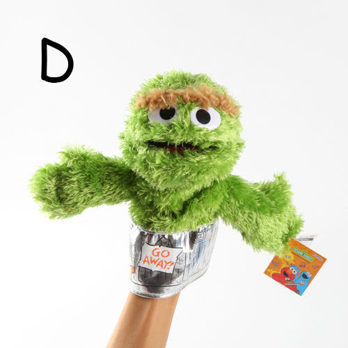 Cartoon Sesame Street Hand Puppet Fantoche Doll Large Puppet Soft Plush Toy For Children Kids