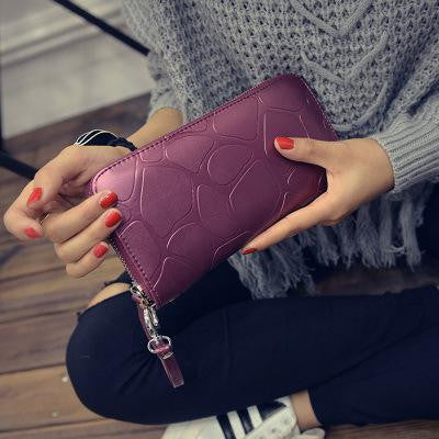 Korean Women Pu Purse Fashion Casual Female Wallet  Women Purse Wallet For Women Teenage Girl Cartera