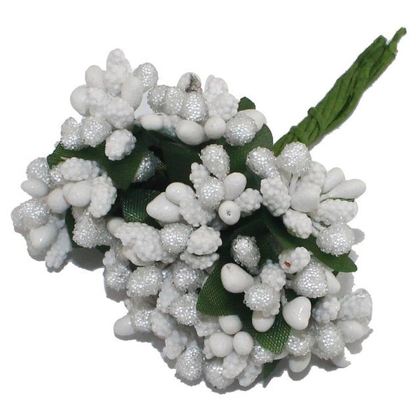 12PCS/lot Mulberry Party Artificial Flower Stamen Wire Stem/Marriage Leaves Stamen Wedding Box Decoration