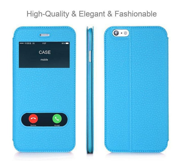 Case For Apple iPhone 6 Plus & iPhone 6S Plus Luxury PU Leather Flip Wallet Case Cover With Kickstand Capa Phone Cases 5.5 inch