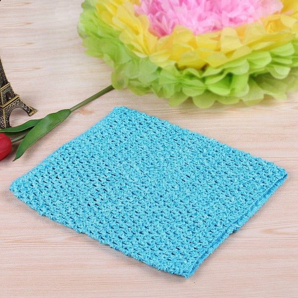 FENGRISE 20X23cm Tutu Crochet Tops Chest Wrap Tube DIY Tulle Spool Apparel Sewing Knitted Fabric Birthday Gifts Tulle Skirt