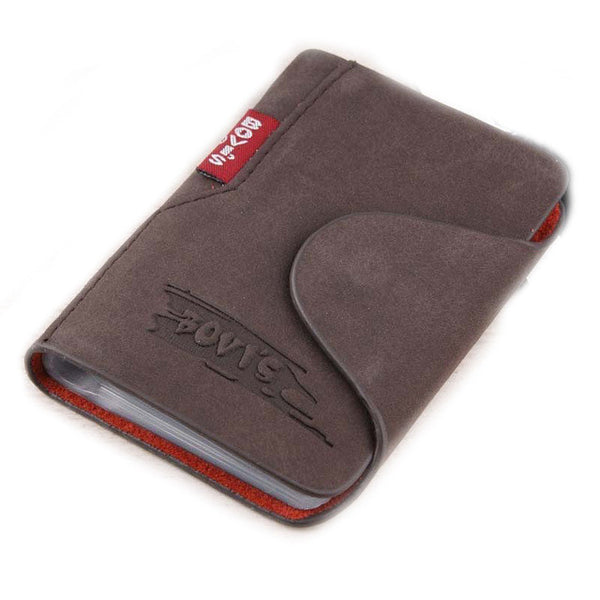 1pc Genuine Leather Business Cards Holder Credit Card Cover Bags Hasp Card Organizer Bags -- BIH003 PM20