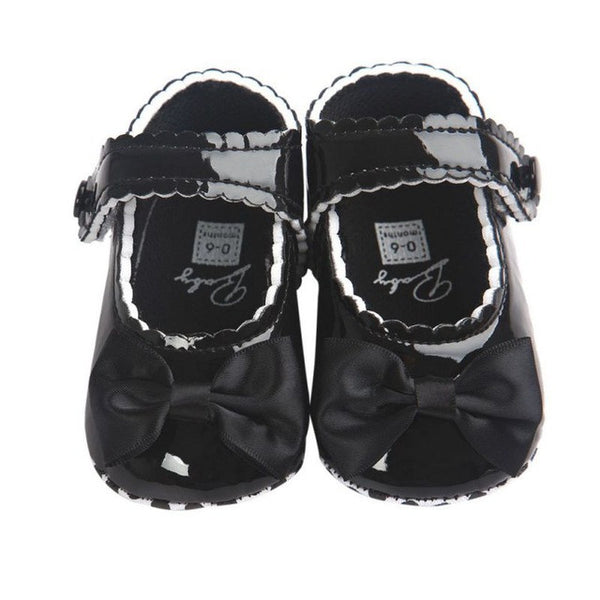 PU Leather Baby Shoes Newborn Infants Crib Soft Shoes Sneakers First Walker 0-18M