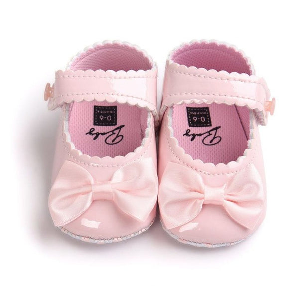 PU Leather Baby Shoes Newborn Infants Crib Soft Shoes Sneakers First Walker 0-18M