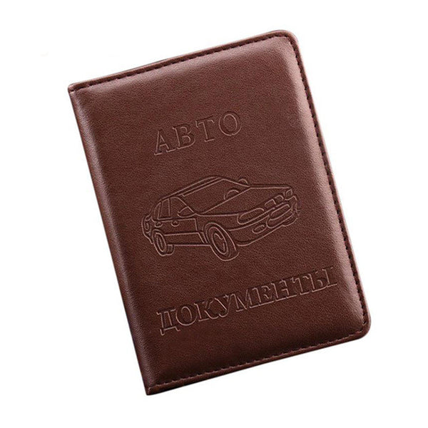 Russian Driver's License PU Leather Cover for Car Driving Documents Business Card Holder  ID Card Holder -- BIH004 PM15