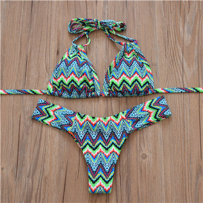 New Halter Top Sexy Bikini set Women Swimsuit Brazilian Bikini 2016 Push Up Swimwear Bathing Suit Biquini Bikinis Women