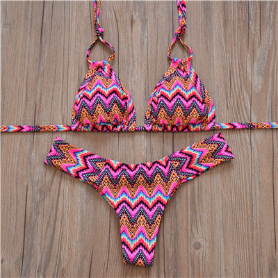 New Halter Top Sexy Bikini set Women Swimsuit Brazilian Bikini 2016 Push Up Swimwear Bathing Suit Biquini Bikinis Women