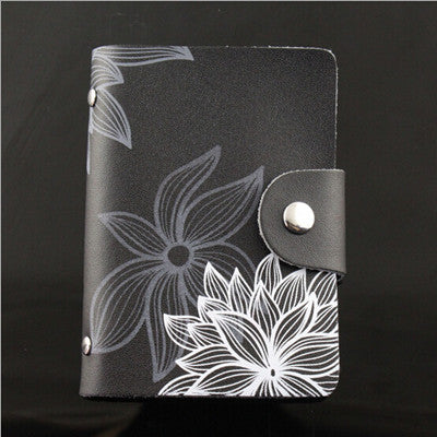 Free shipping 100% genuine leather credit name card holder ,Wholesale real cowhide leather card case 26