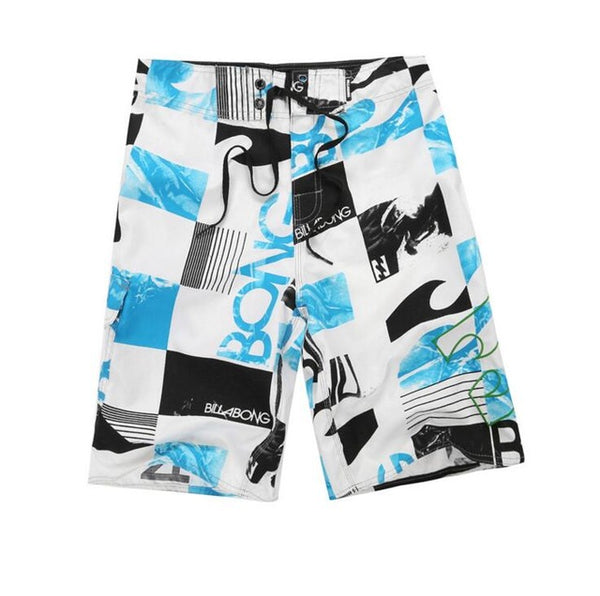 Whosale 2017 New Hot Mens Shorts Surf Board Shorts Summer Sport Beach Homme Bermuda Short Pants Quick Dry Silver Boardshorts