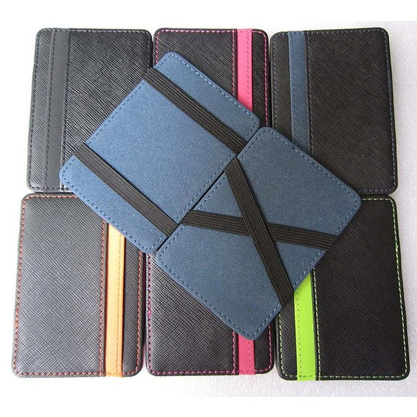 New arrival High quality leather men wallets  magic wallets Fashion men credit card holder card purse hot sale promotion FGS01